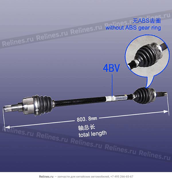 RH propeller shaft - S11-2***20FD