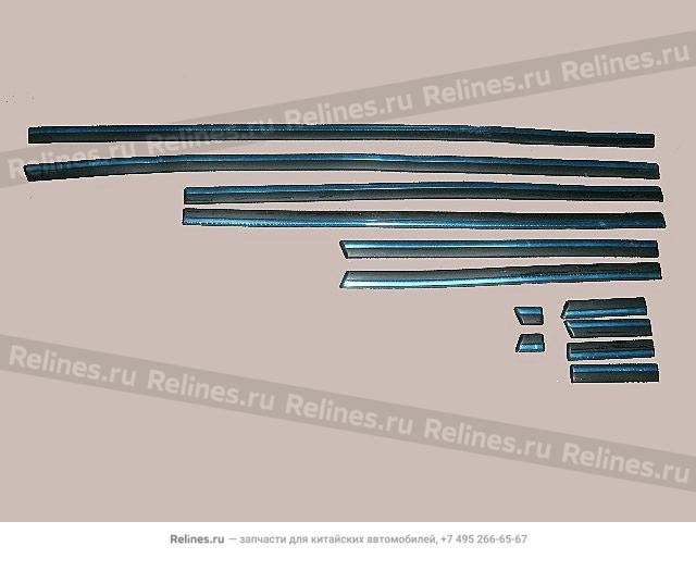 Anticollision strip assy(dr ls w/light s