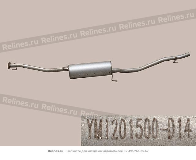 Muffler and tail pipe assy - 1201***D14