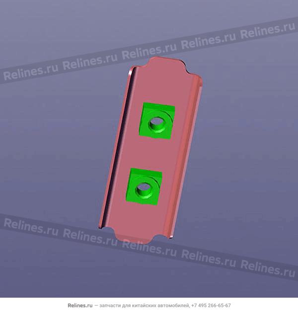 Guide block mounting plate assembly - 5520***7AA