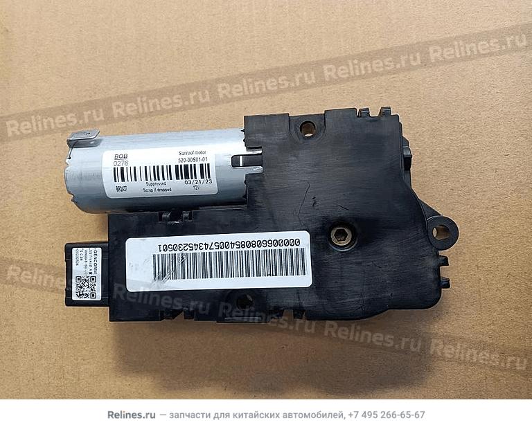 Электродвигатель люка крыши