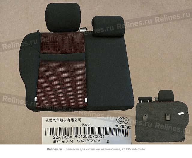 60% RR backrest assy - 70056***08XA