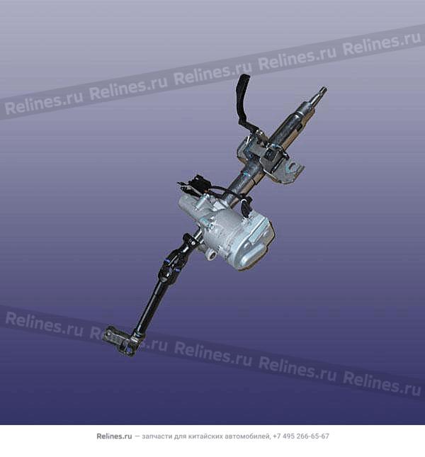 Electrical steering column with i-shaft