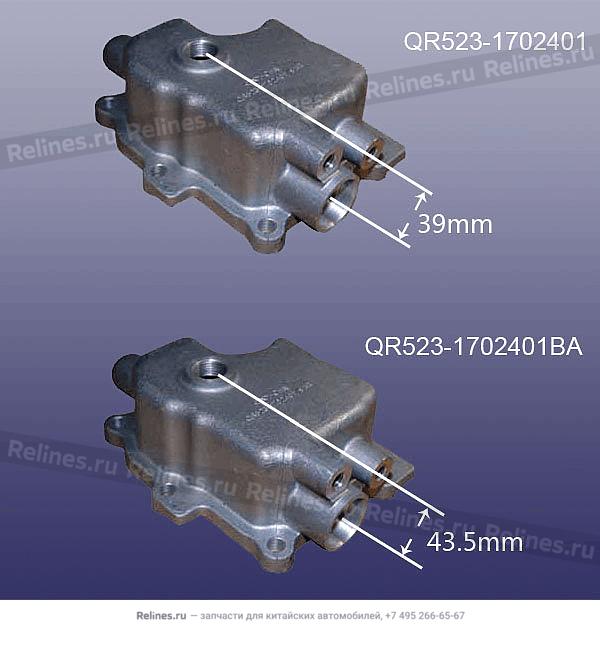 Shift mechanism housing - QR523-***401BA