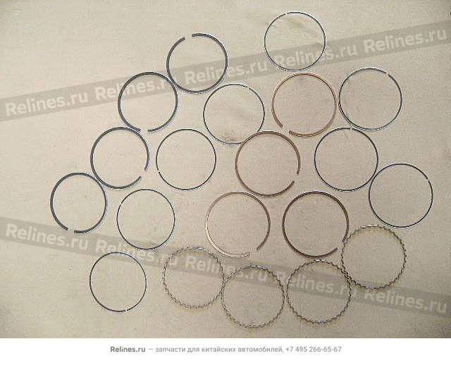 Кольца поршневые (r2+0,5) комплект 491 бензин