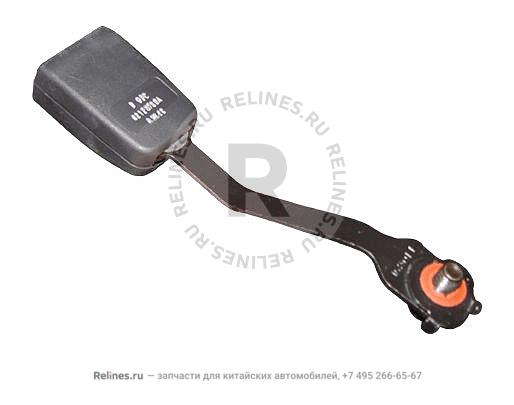 Latch plate assy - FR safety belt RH