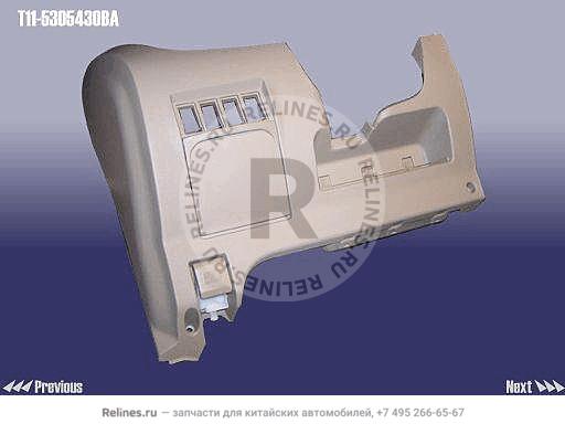 Plate - LWR dashboard LH