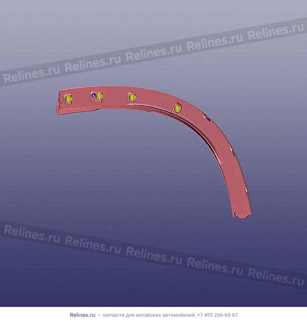 Расширитель арки крыла заднего правого T19C с выступом - 6090***9AB