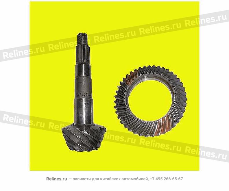 Drive&driven bevel gear assy