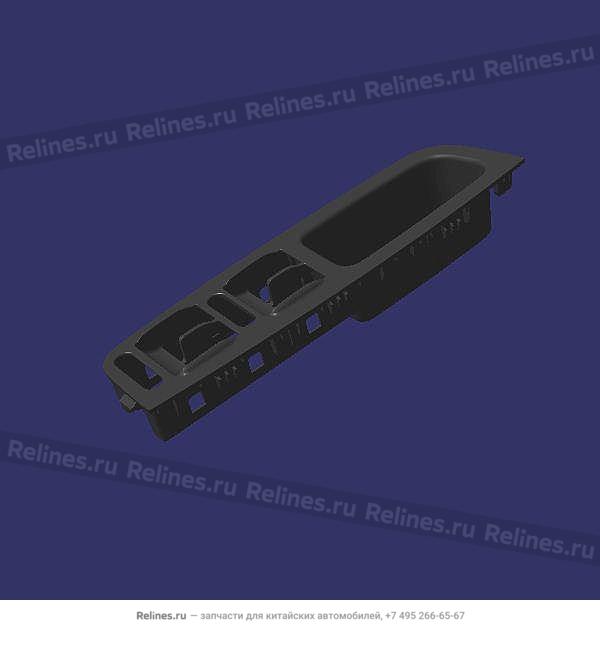 Protecting plate-fr door switch LH