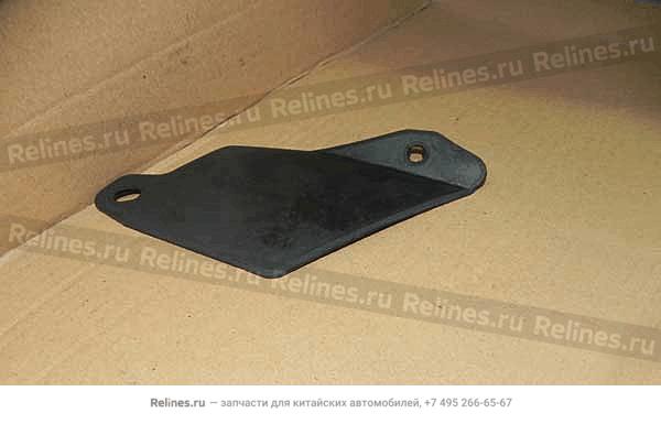 Retaining plate-rr wheel arch LH