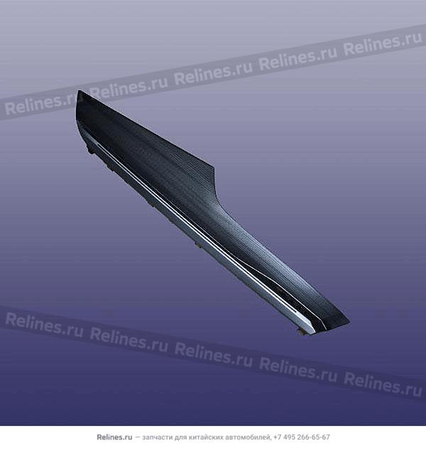 Накладка двери передней левой хром T1D - 40300***AAABN