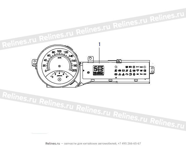 Combination inst panel assyЈёbma) - 3820***-Y08