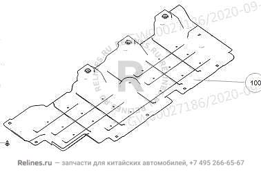 Пыльник днища левый