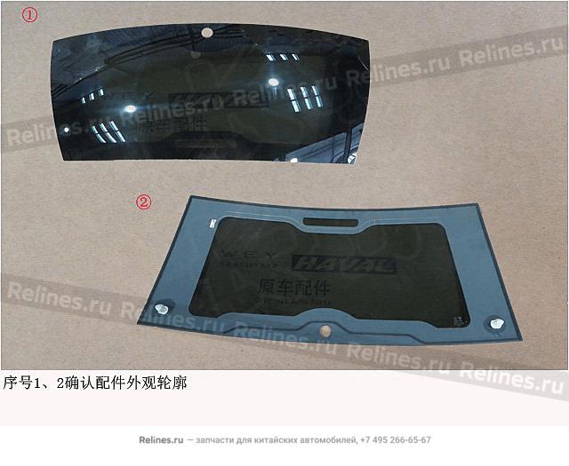 Glass assy-tail door - 63031***80-C1