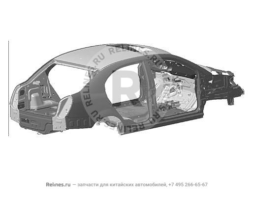 Frame assy -bare body