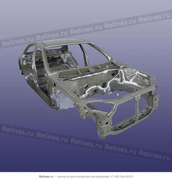 Vehicle body frame