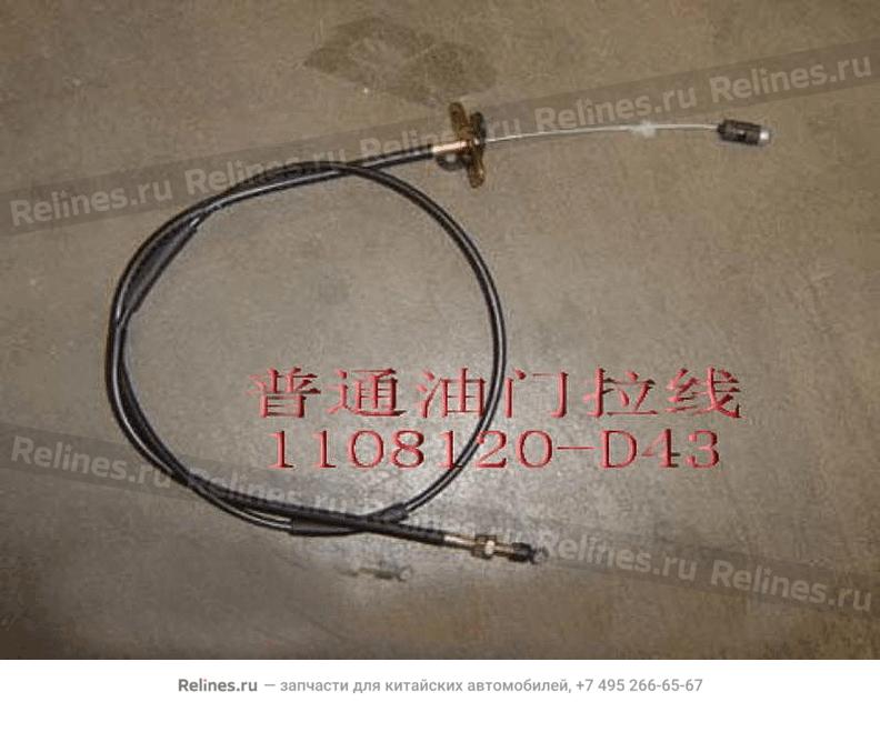 Accelerator cable assy(carburator) - 1108***D43