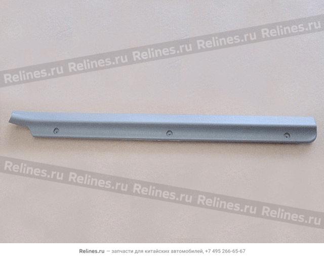 Clamping bar RR FR sill LH(dark gray) - 513601***1-00CK