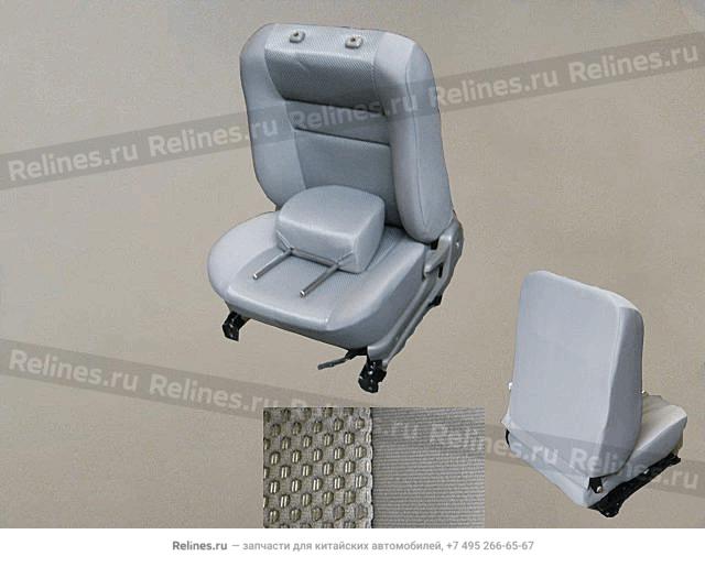 FR seat assy LH(cloth dark gray) - 6800010***A-00CK