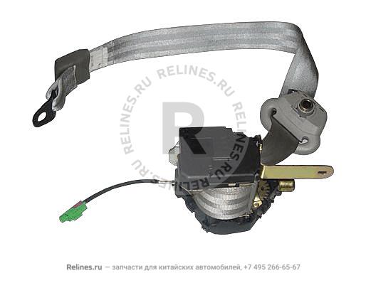 Ремень безопасности передний правый серый