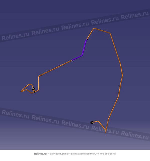 RR brake pipe I assy - J69-***100