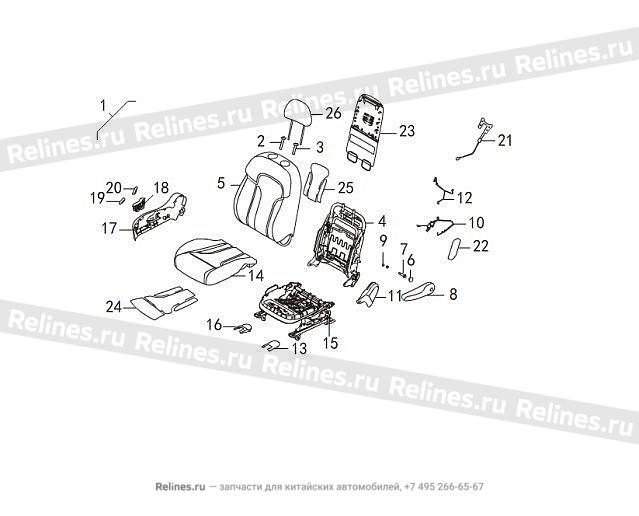 Assist driver seat assy - 690070***16E86