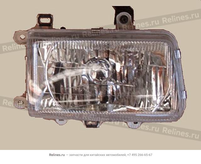 Headlamp assy LH(02 diamond)