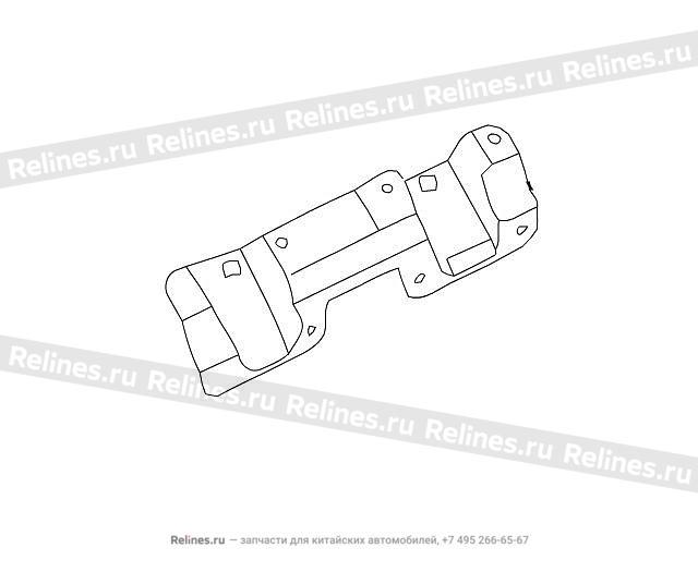 Brkt-fr roof handle LH