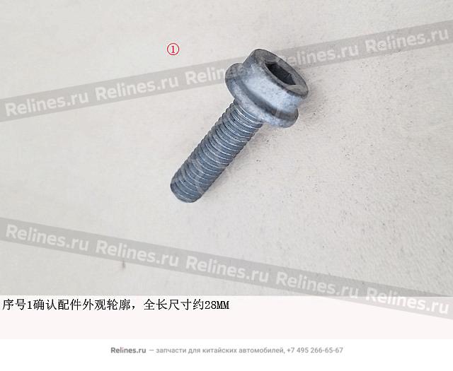 Hex socket countersunk round head bolt - 09***56