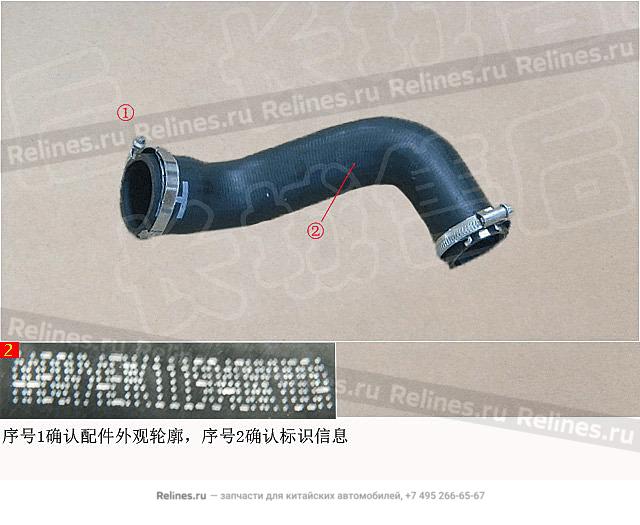 Air outlet hose assy intercooler - 11190***Y00A