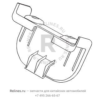 Guard panel,RR seat headrest groove - 705514***08AE3