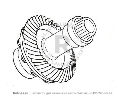 Transfer case input shaft assy - 180***06