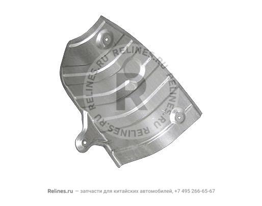 Heat insulation plate-fuel tank