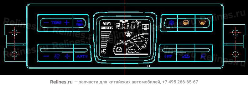 Control panel-a/c