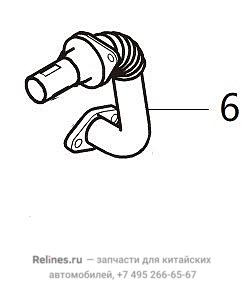 Air outlet hose-egr cooling device - 1207***ED61