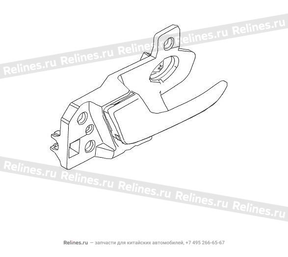 Тяга замка левой задней двери наружняя