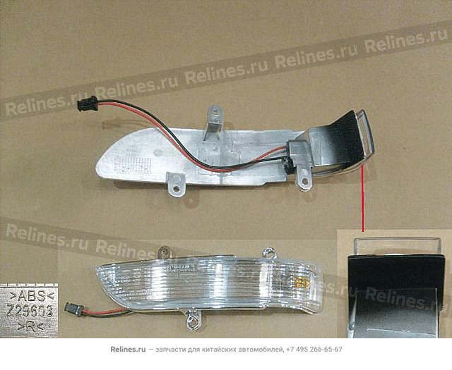 Указатель поворота в зеркале правый Hover H3, H5 (вид 2) - 82021***24XB