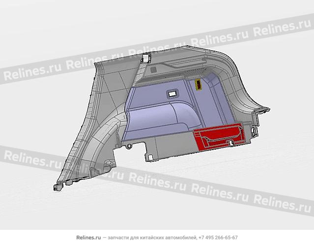 Панель боковая багажника правая - 540212***02AH8