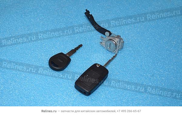 Lock core&key-fr door LH - T11-9***05310