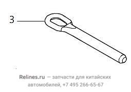 Крюк буксировочный