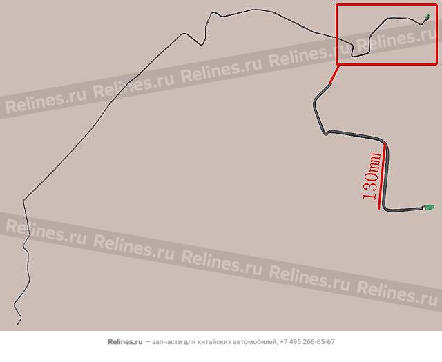 RR brake pipe assy RH - 3506***Y31