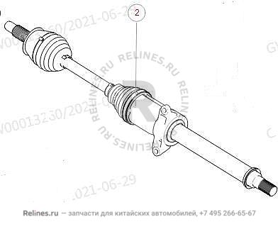 Вал приводной - 23031***T11A