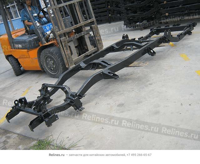 Frame assy(gas top w/spare tire carrier)