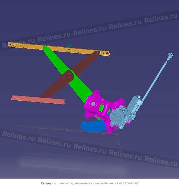 Механизм стеклоподъемника передней левой двери - T11-6***10BA