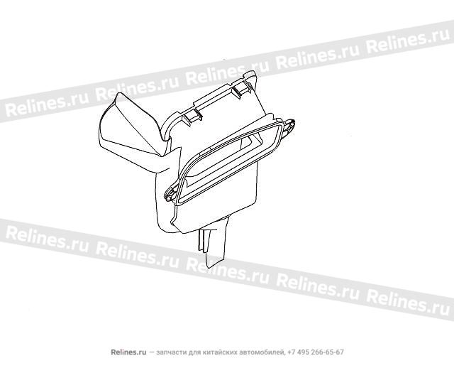 RR case assy fresh air inlet case