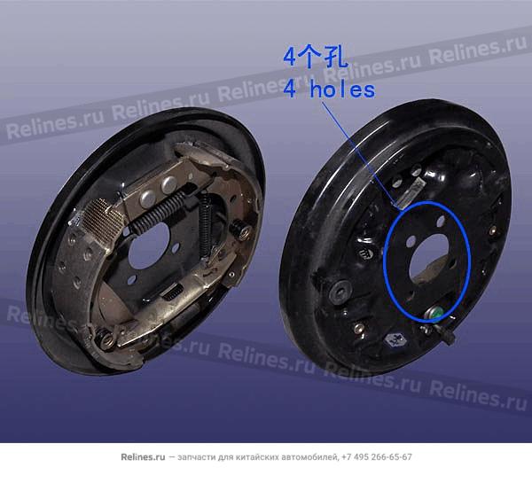 Механизм тормозной задний левый (Без ABS) - A11-3***10BB