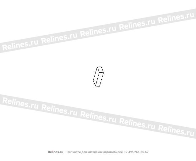 Sponge filling block,FR door - 6107***S08