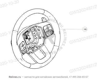 Руль в сборе - 340210***04A8P