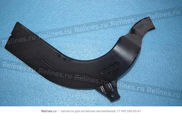 FR foot air duct-lh
